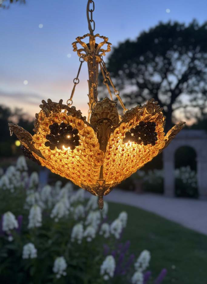 lampadario-a-sospensione-vintage-con-decori-a-grappolo-in-cristallo-di-murano